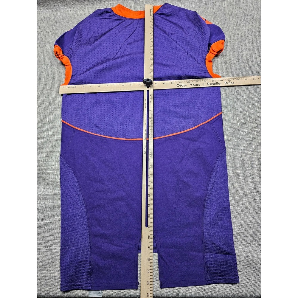 Clemson Tigers Football Jersey Mens 44 L Purple Blank NCAA Team Issued Nike USA - Picture 7 of 10